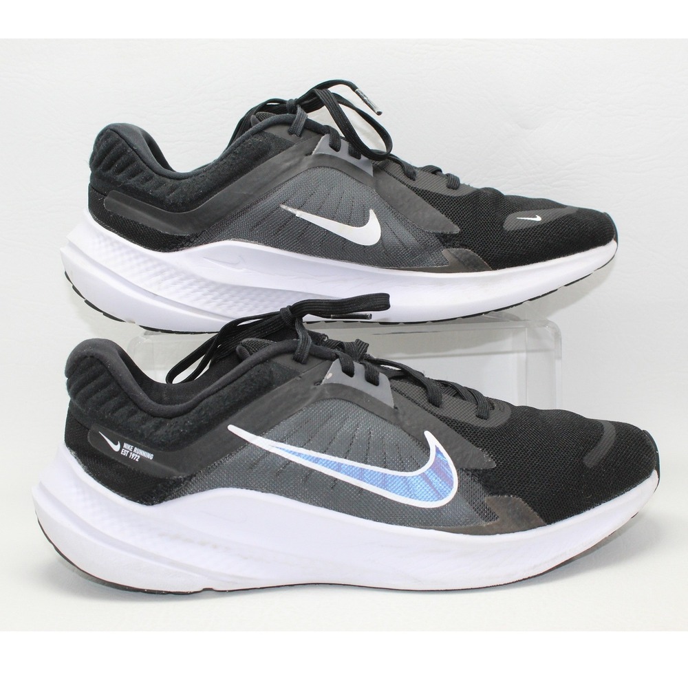 Nike Quest 5 Mens Running Shoes Black White DD9291-001 Sneakers Size 10
